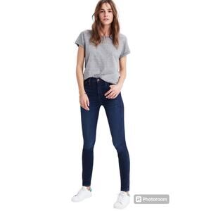 Madewell‎ Petite 10" High-Rise Skinny Jeans in Hayes Wash Size 23P NWOT